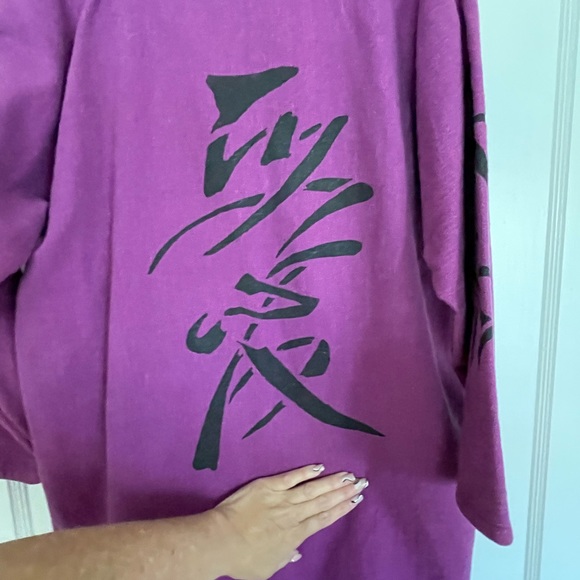 NWOT Monika Astara Tunic Top Purple Size Small $249 Designer Couture Asian Core - Picture 13 of 14